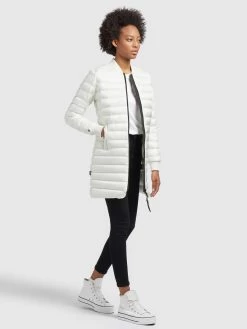 Khujo Winterjassen Winterjas Greta Dames Wit -Khujo 609aebaa32478f3affd88d0ef6907e8f