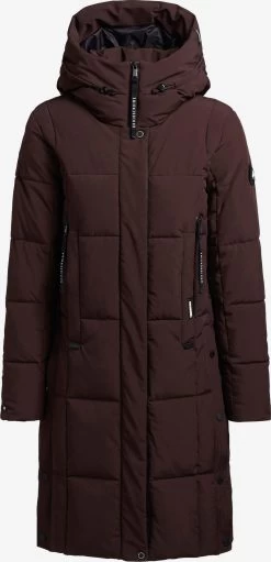 Khujo Tussenmantels Tussenmantel Namita Dames Wijnrood