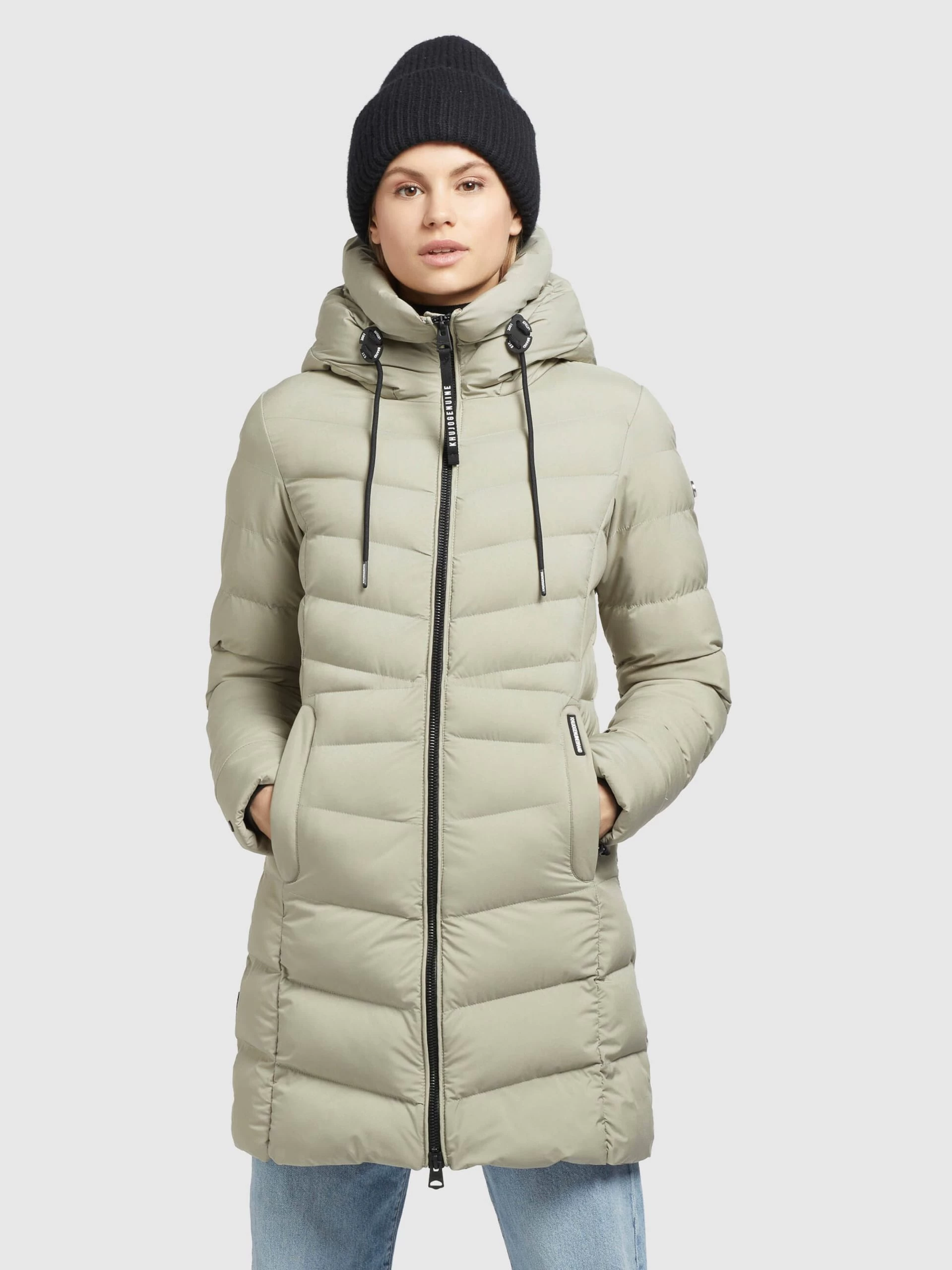 Khujo Korte Mantels Wintermantel Tuhani Dames Pastelgroen 4 Khujo Korte Mantels Wintermantel Tuhani Dames Pastelgroen - Afbeelding 2