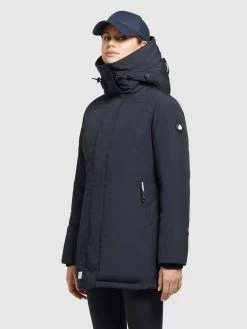 Khujo Winterjassen Winterjas Kanda 2 Dames Navy -Khujo 666522f8d8e0ed5a461054ee70a62986