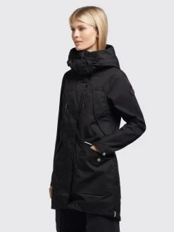 Khujo Parkas Tussenparka Aira 3 Dames Zwart -Khujo 668037aac8ac356d4b8c634bc1bbb110