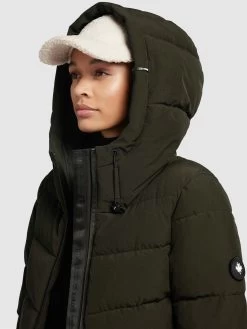 Khujo Winterjassen Winterjas Fames Dames Donkergroen -Khujo 67e601ff27e1ed64d7c26f4a4bb28802