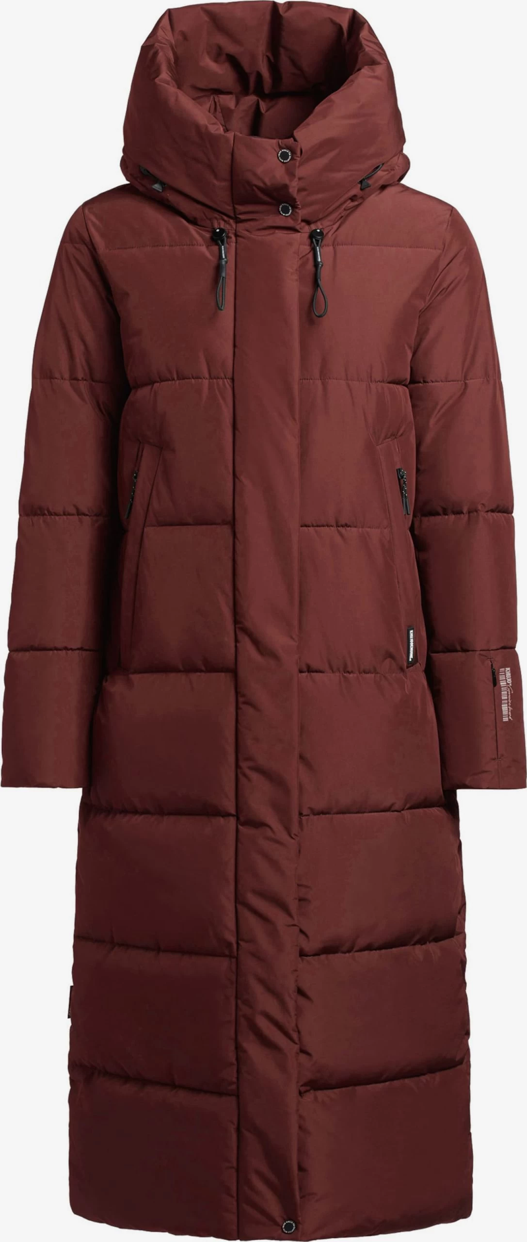 Khujo Wintermantels Wintermantel Soulani Dames Donkerrood 3 Khujo Wintermantels Wintermantel Soulani Dames Donkerrood