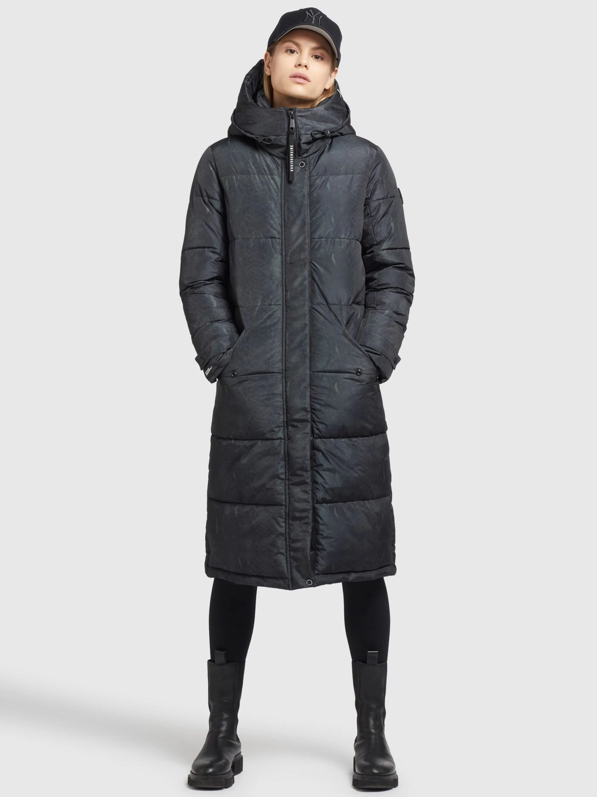 Khujo Wintermantels Wintermantel Dakota 2 Dames Nachtblauw 5 Khujo Wintermantels Wintermantel Dakota 2 Dames Nachtblauw - Afbeelding 3