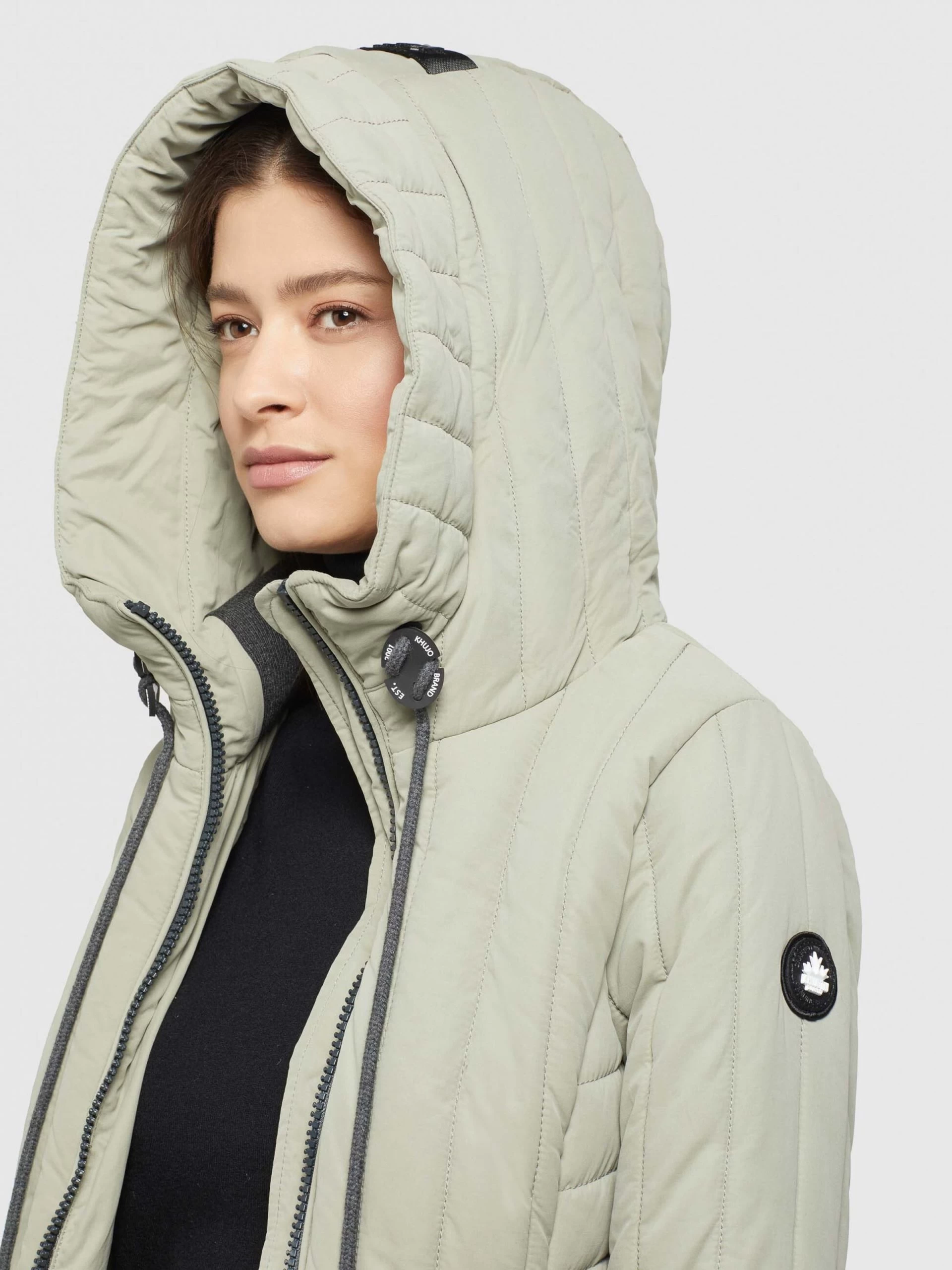 Khujo Tussenmantels Tussenmantel Jerry Dames Mintgroen 9 Khujo Tussenmantels Tussenmantel Jerry Dames Mintgroen - Afbeelding 7