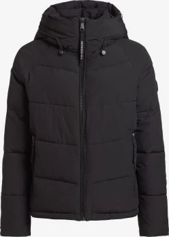 Khujo Winterjassen Winterjas Isidora Dames Zwart