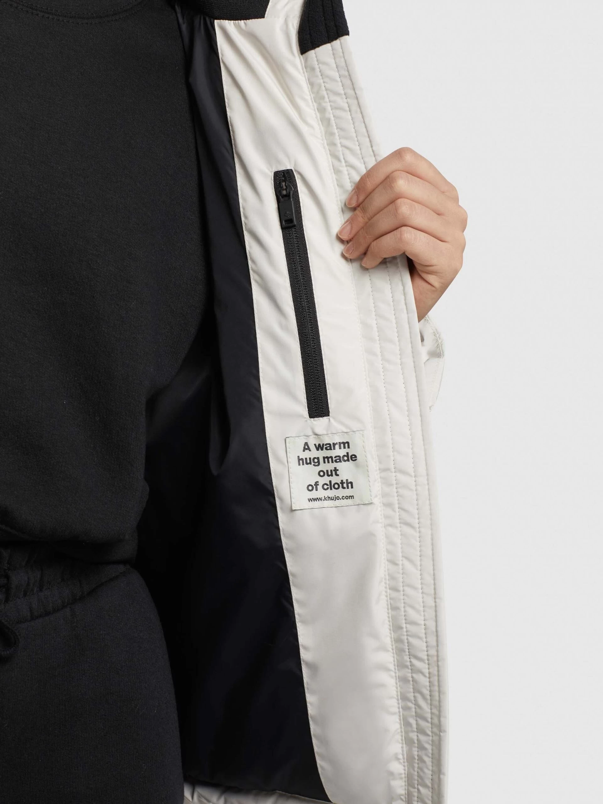 Khujo Winterjassen Winterjas Tuba Dames Offwhite 10 Khujo Winterjassen Winterjas Tuba Dames Offwhite - Afbeelding 8