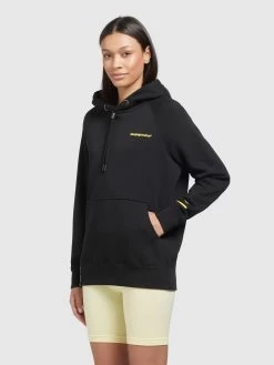 Khujo Hoodies Sweatshirt Odette Dames Zwart -Khujo 77c835b68f2f847d906919d667145ce1