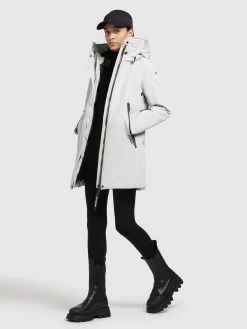 Khujo Winterjassen Winterjas Viona 3 Dames Lichtgrijs -Khujo 7872598079e16a635fa2fec08ae3a596