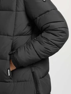 Khujo Wintermantels Wintermantel Youma Dames Zwart -Khujo 7bd3709d0a60bc5c41467593735fdd53