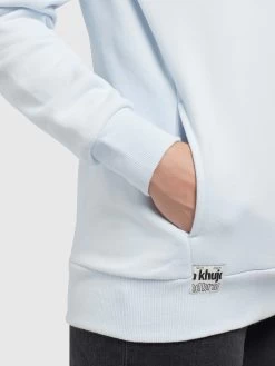 Khujo Hoodies Sweatshirt Karima Dames Lichtblauw -Khujo 7be579191f6cd50e5c39be152715f8da