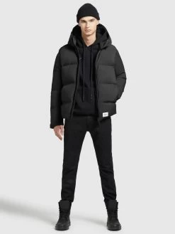 Khujo Winterjassen Winterjas Rodney 2 Heren Zwart -Khujo 7c04260e06b0a656d54d68d24e86d374