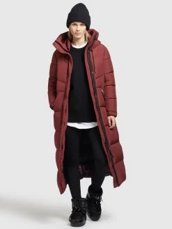 Khujo Wintermantels Wintermantel Shimanta 2 Dames Roestrood -Khujo 7d111090f6377246c62c9975222e74f1