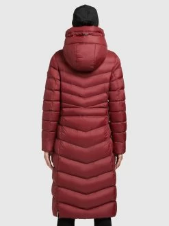 Khujo Winterjassen Winterjas Ingram Shine Dames Donkerrood -Khujo 7d2582f5ba569d0fb9866fb291ce9bc0