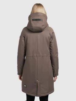 Khujo Parkas Tussenparka LARIA Dames Bruin -Khujo 7dbb752a5cad19d986f4edf344e8251b