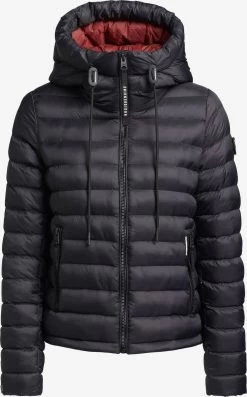 Khujo Winterjassen Winterjas Lovina Dames Zwart
