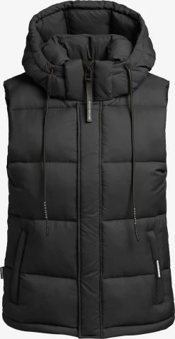 Khujo Bodywarmers Bodywarmer Eden Dames Zwart