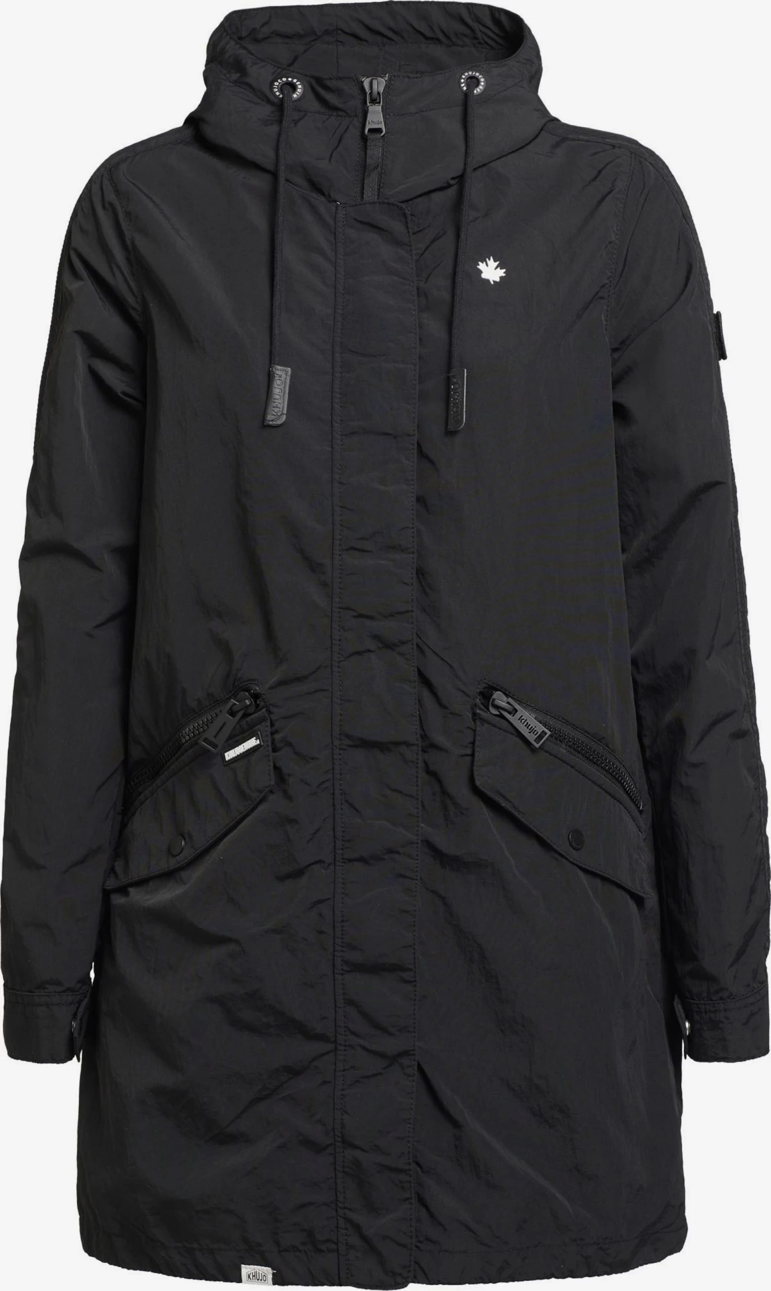 Khujo Tussenmantels Tussenmantel GAMES Dames Zwart 3 Khujo Tussenmantels Tussenmantel GAMES Dames Zwart