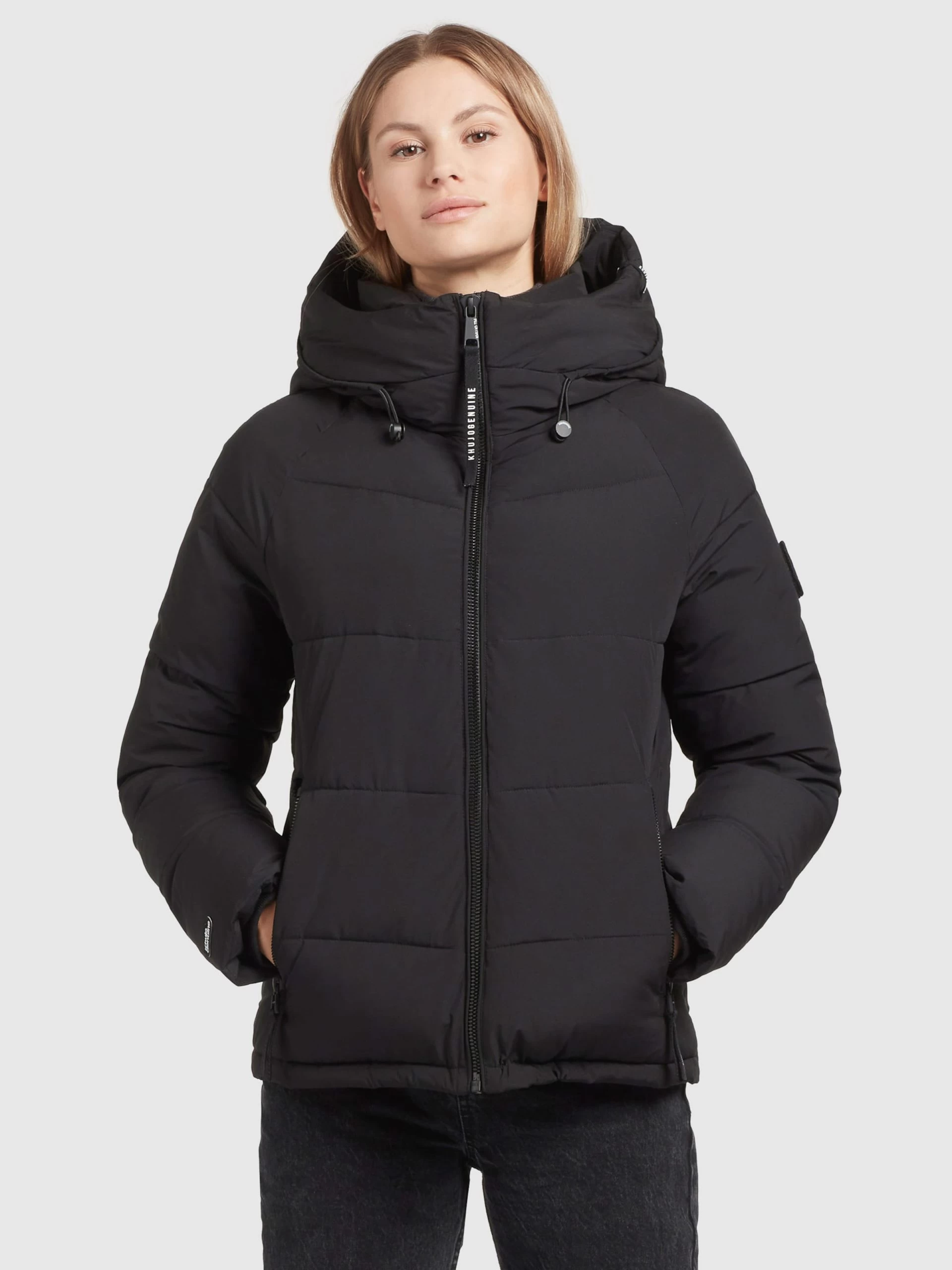Khujo Winterjassen Winterjas Isidora Dames Zwart 4 Khujo Winterjassen Winterjas Isidora Dames Zwart - Afbeelding 2