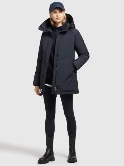 Khujo Winterjassen Winterjas Kanda 2 Dames Navy -Khujo 8576d8dcf24767f83829f4ef677527a3