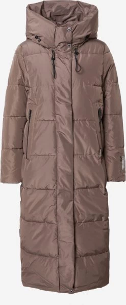 Khujo Tussenmantels Tussenmantel Soulani Dames Taupe