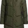 Khujo Wintermantels Wintermantel SONJE4 Dames Donkergroen -Khujo 8717935697fba29fb0019cb57211ac79