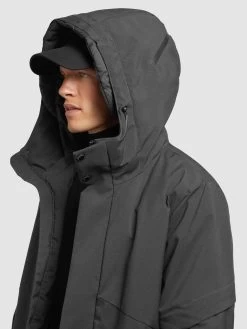 Khujo Winterjassen Winterjas Borrow Heren Donkergrijs -Khujo 8b31aff66527dbd9bec1b66f7dac844b