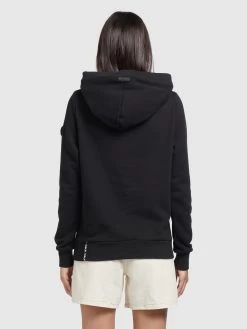Khujo Hoodies Sweatshirt Karima Dames Zwart -Khujo 8c2f2d1837eab694ffb5f9819f190aad
