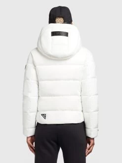 Khujo Winterjassen Winterjas Fala Dames Wit -Khujo 8caaec43861ff8507ea2609ac50ebc14