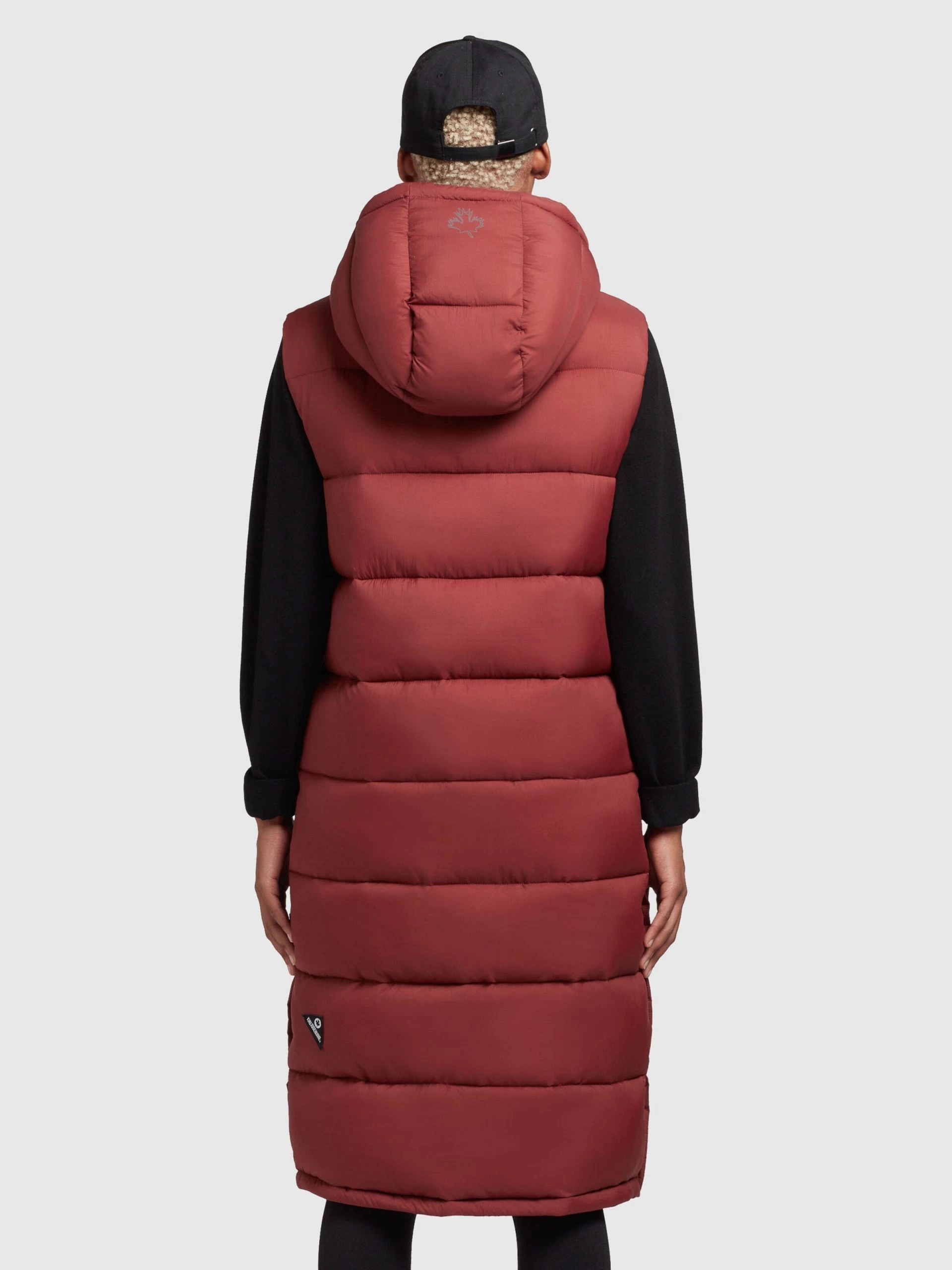 Khujo Bodywarmers Bodywarmer Magneta Dames Roestrood 6 Khujo Bodywarmers Bodywarmer Magneta Dames Roestrood - Afbeelding 4