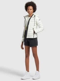 Khujo Tussenjassen Tussenjas Lovina Dames Wit -Khujo 91ee35668d66fb222868d1d3517d9195