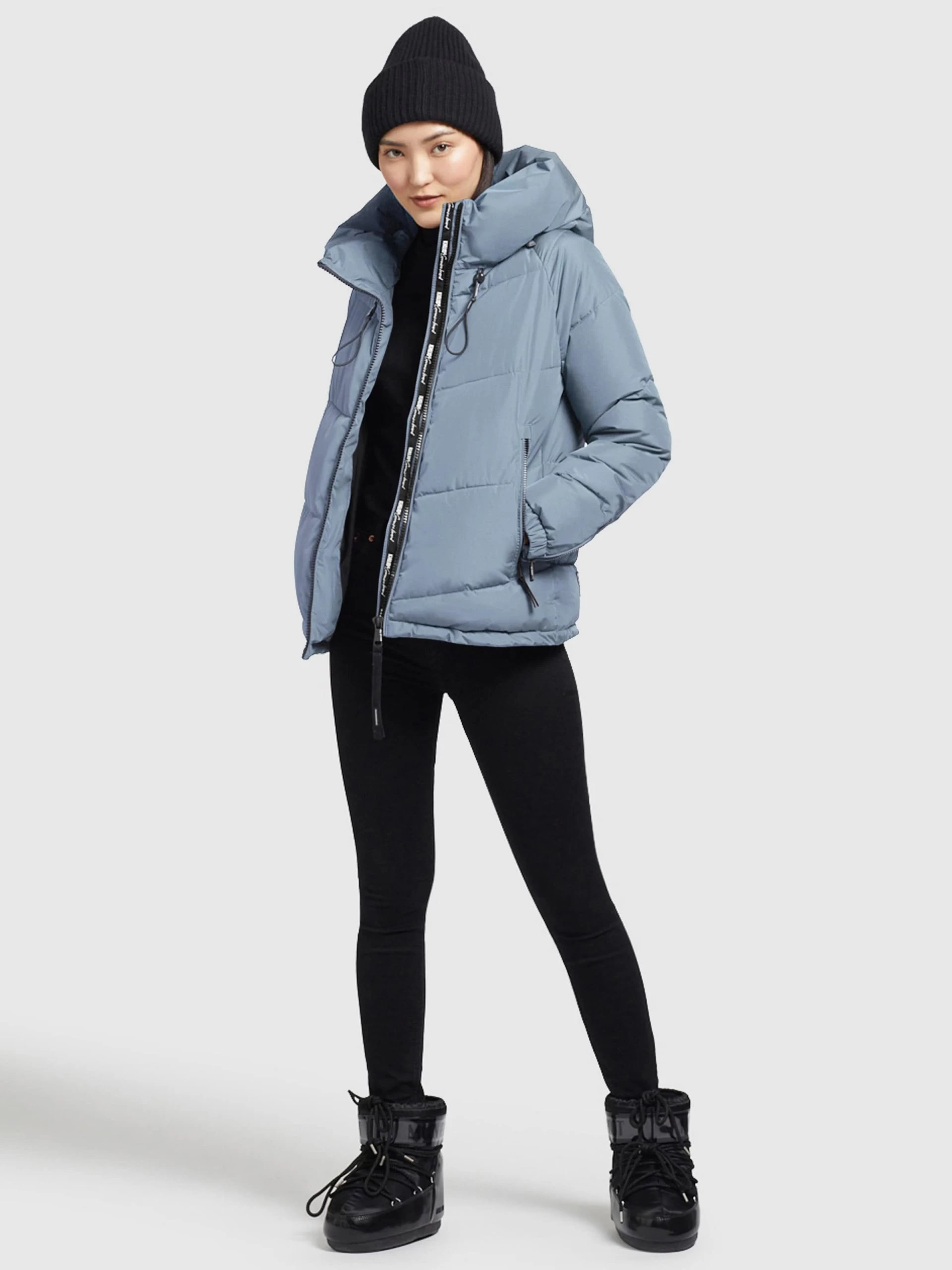 Khujo Winterjassen Winterjas Esila Dames Lichtblauw 4 Khujo Winterjassen Winterjas Esila Dames Lichtblauw - Afbeelding 2