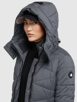 Khujo Tussenmantels Tussenmantel Fitt Light Dames Donkergrijs -Khujo 959775e15a869d9e0a85823ab0496e27