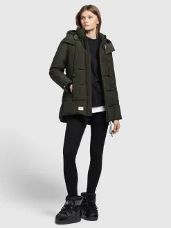 Khujo Winterjassen Winterjas Eunice Dames Olijfgroen -Khujo 99904d1e5c690dda0ccf7e536db040c5