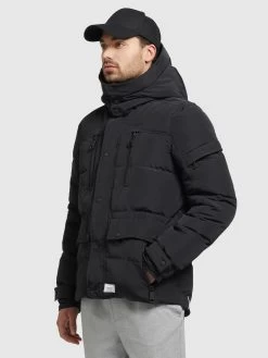 Khujo Winterjassen Winterjas Shinzo Heren Zwart -Khujo 9e757d7b1609b931f5212ffda2f0cfb8