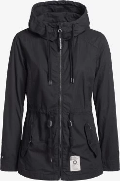 Khujo Tussenjassen Tussenjas SESIA Dames Zwart