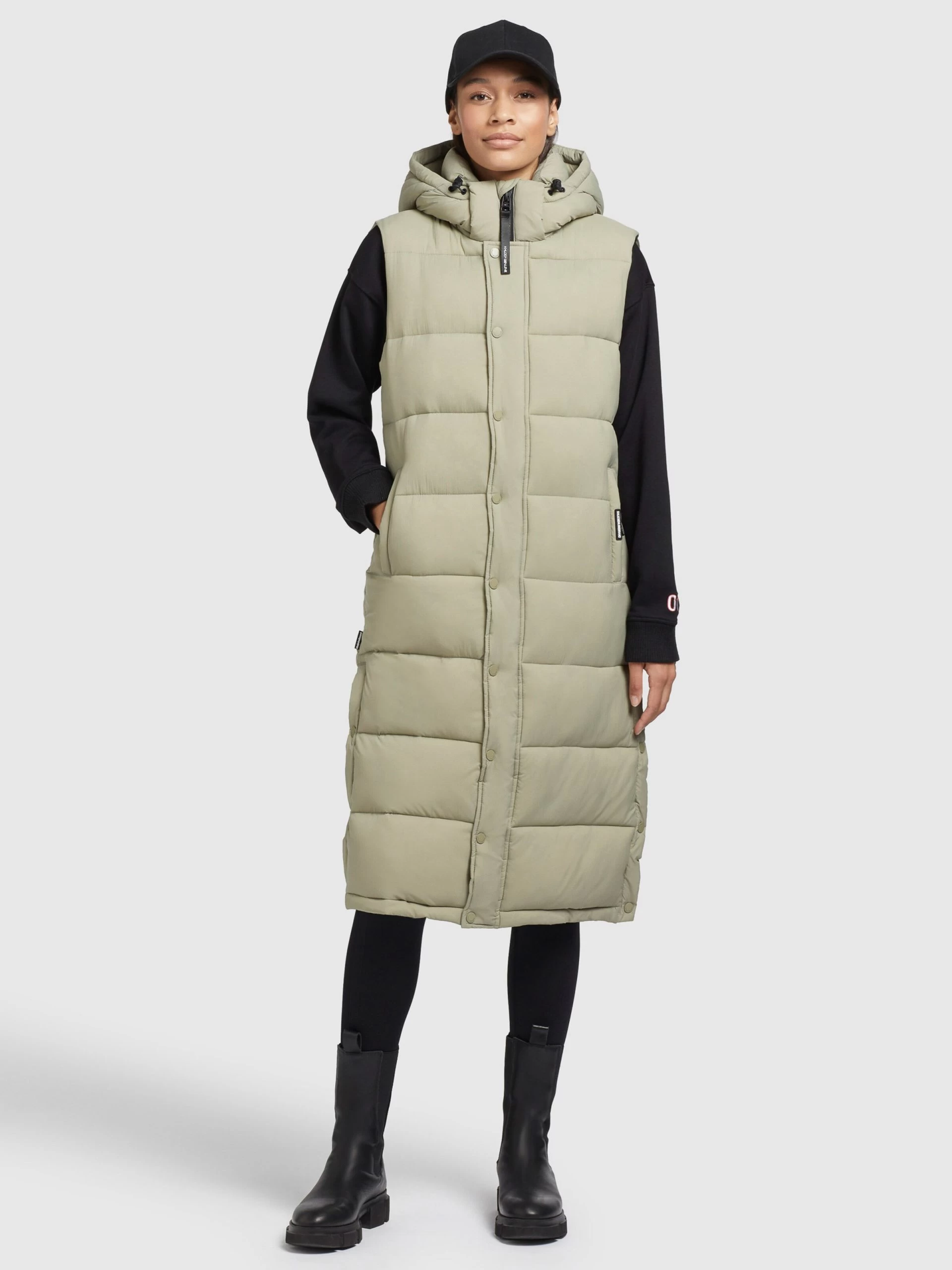 Khujo Bodywarmers Bodywarmer Magneta Dames Pastelgroen 5 Khujo Bodywarmers Bodywarmer Magneta Dames Pastelgroen - Afbeelding 3