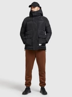 Khujo Winterjassen Winterjas Jedi Heren Zwart -Khujo a17481f65f5f8b3daa18cf4f6b43abe4