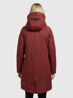 Khujo Parkas Tussenparka Dames Roestrood -Khujo aae34fa000e1719f6ff3d7ed57fc74ac