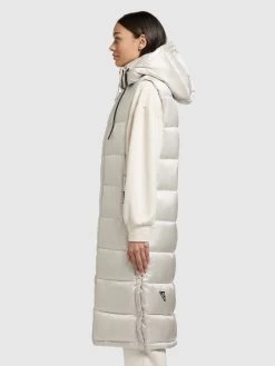 Khujo Bodywarmers Bodywarmer Tourin Dames Parelwit -Khujo aba1f256bf0d1995b6f6d38b4474aeab