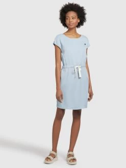 Khujo Zomerjurken Zomerjurk HEDIYE Dames Blauw -Khujo abdbc2f7d79b02e04a3ddb2b4d09d423