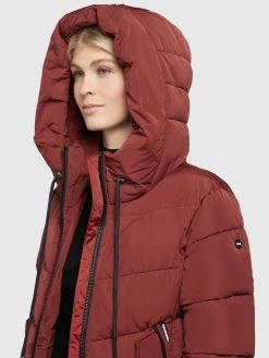 Khujo Tussenmantels Tussenmantel Klayd Dames Donkerrood -Khujo af1567461f2f2ed4946235a867e53a06