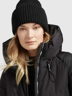 Khujo Winterjassen Winterjas Esila Dames Zwart -Khujo b1898fbaaf30c05aa0687dc5426604a6