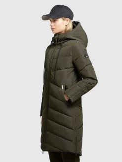 Khujo Wintermantels Wintermantel Huba Dames Donkergroen 14 Khujo Wintermantels Wintermantel Huba Dames Donkergroen -Khujo b1ebf261117352dedf03fad80b408042