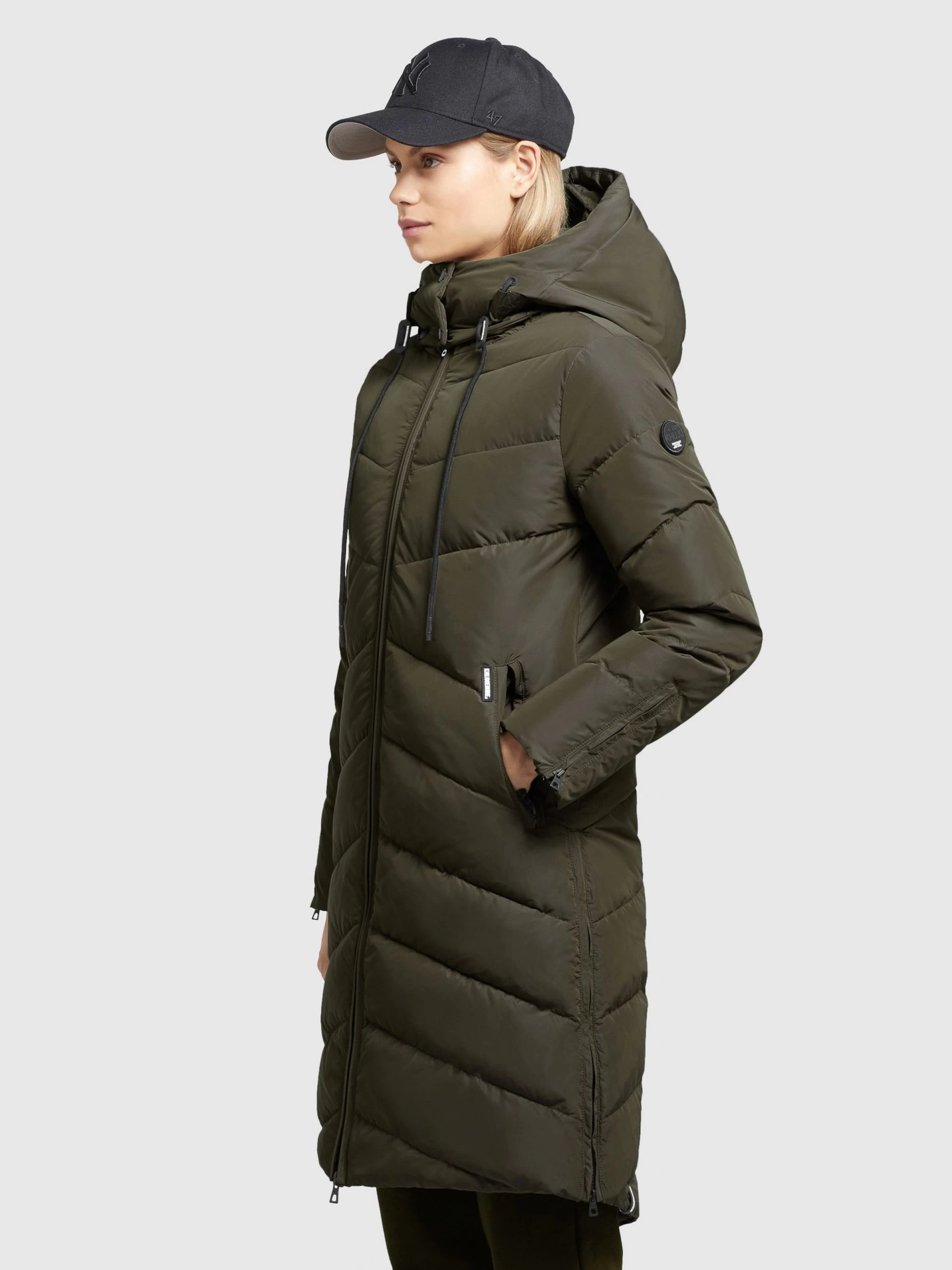 Khujo Wintermantels Wintermantel Huba Dames Donkergroen 7 Khujo Wintermantels Wintermantel Huba Dames Donkergroen - Afbeelding 5