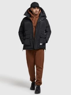 Khujo Winterjassen Winterjas Jedi Heren Zwart -Khujo b2848d46279660aa0423946f37e741f7