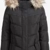 Khujo Winterjassen Winterjas Winsen Dames Zwart -Khujo b2f4272598a39d693b1bcd110944e3be