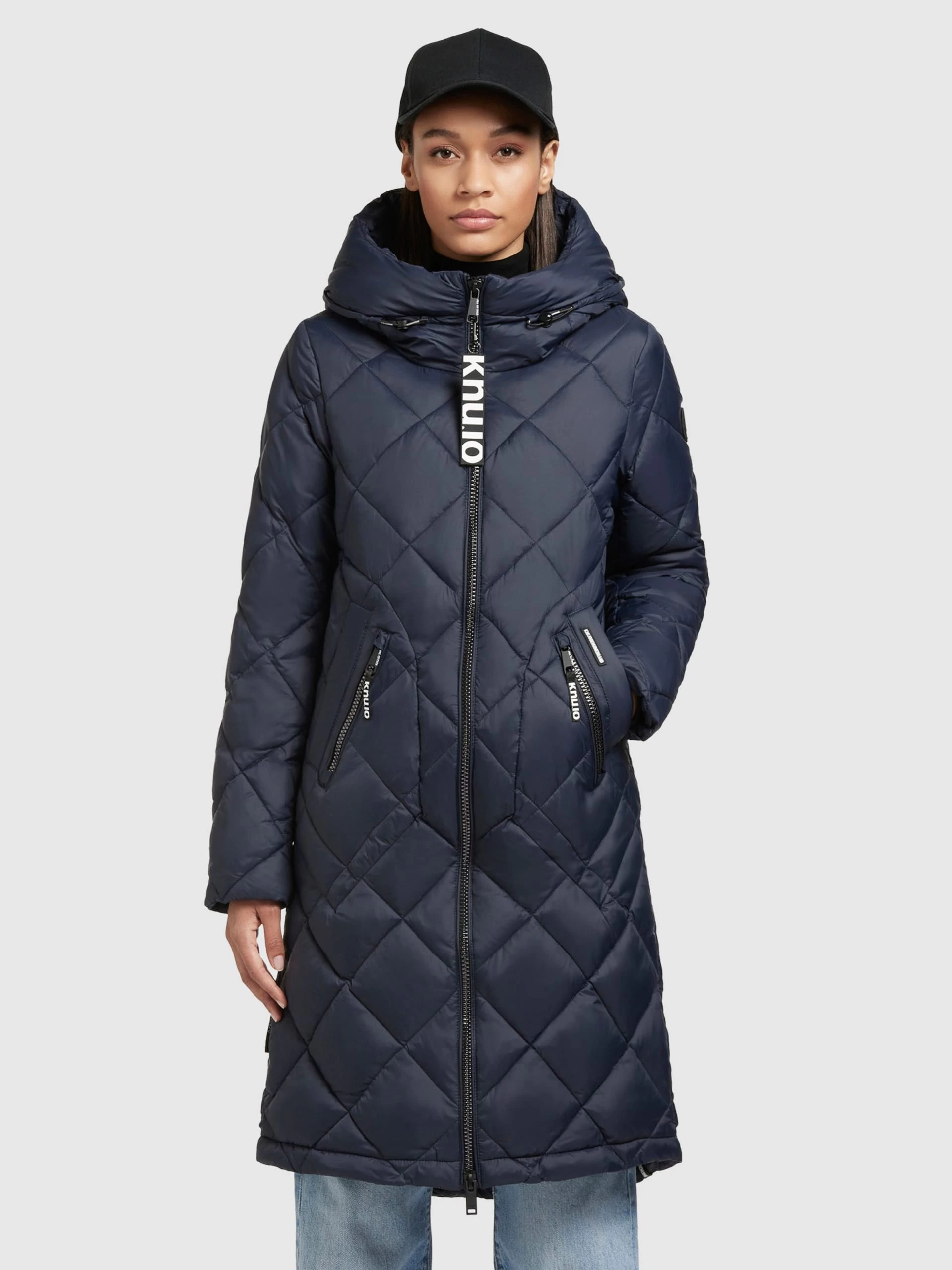 Khujo Tussenmantels Tussenmantel Zarita Dames Donkerblauw 4 Khujo Tussenmantels Tussenmantel Zarita Dames Donkerblauw - Afbeelding 2