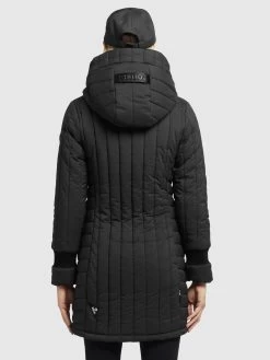 Khujo Winterjassen Winterjas Jerry Dames Zwart -Khujo b5f7c567f18d839973f247b1d8f97af3