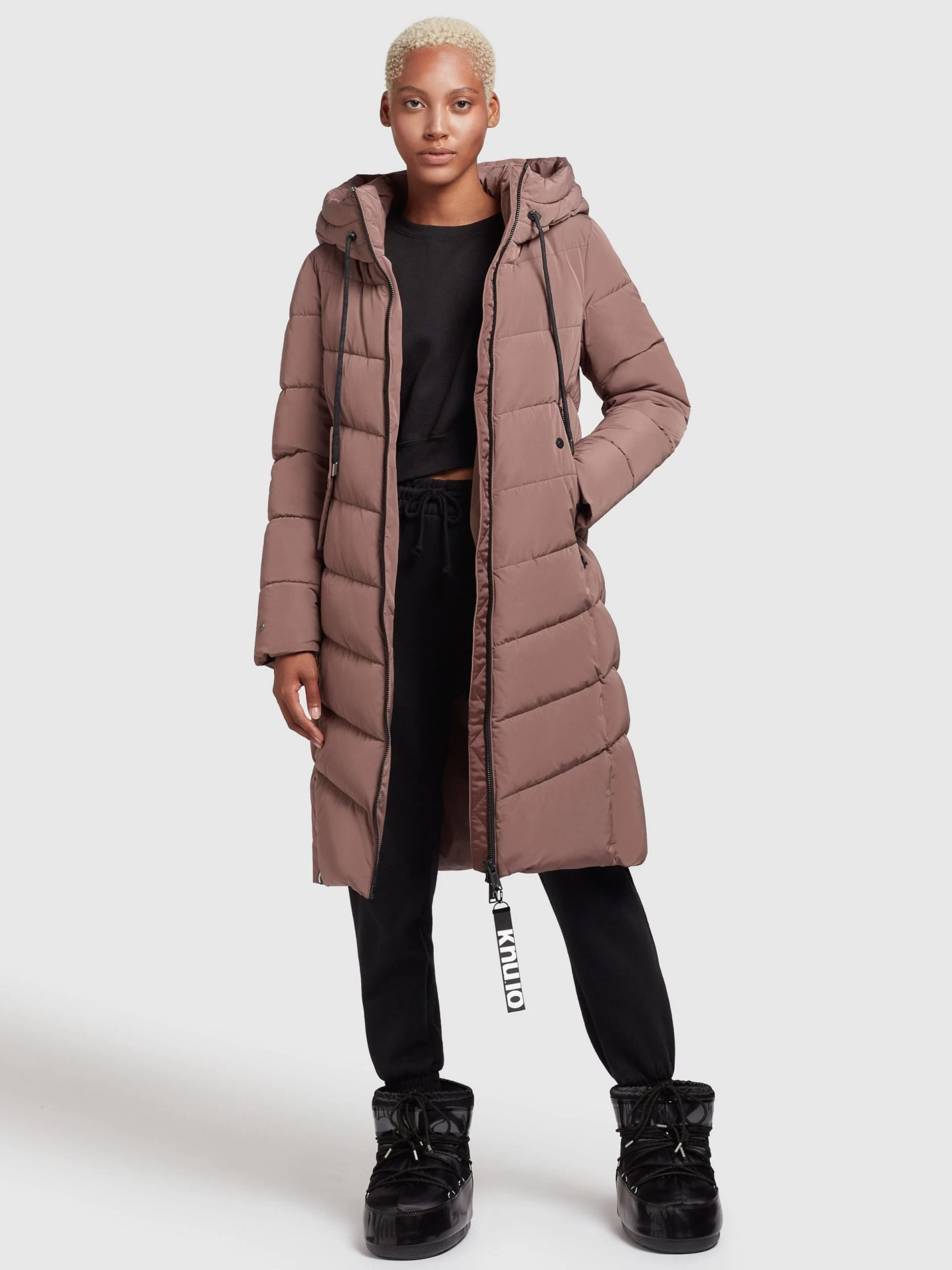 Khujo Wintermantels Wintermantel Ayleena Dames Chamois 8 Khujo Wintermantels Wintermantel Ayleena Dames Chamois - Afbeelding 6